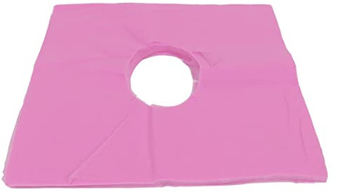 01 02 015 Copriviso per Massaggio, Design del Foro Copriviso Morbido, Pulito, igienico, inodore Rosa