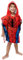 Jay Franco Marvel Avengers Spiderman Kapuzenponcho-Badetuch 56 cm x 56 cm 100% Baumwolle Kinder Umziehrobe