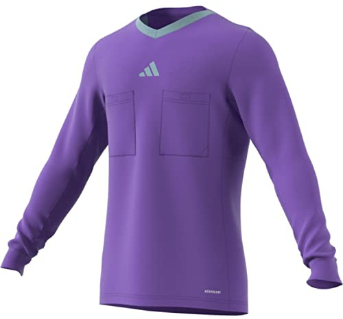 Adidas Mens Jersey (Long Sleeve) Ref 22 JSY Ls, Purple Rush, HP0752, 3XL