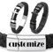 Minicremation Urnenarmband für Asche aus echtem Leder, für Asche, Schmuck, Urnenarmreifen, Medaillon, Andenken, Armband für Herren, 24cm/9.44in, Edelstahl, Kein Edelstein