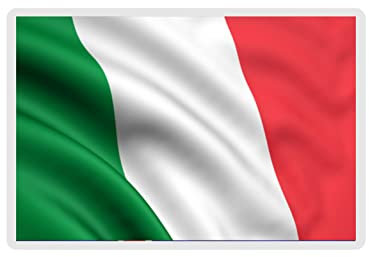 Decalarama Italy Flag Fridge Magnet Gift - Cute Italian Novelty Birthday Present