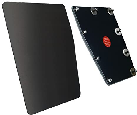 Sussex Installations FOR3-NSL-EXT-001 Matte black Repair/security shield compatible with Ford Custom (2013-2023) van - left side/nearside loading door.