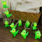 Riaxuebiy Grüne Dinosaurier Lichterkette 1.65M 10LEDs Batteriebetrieben Lichterkette