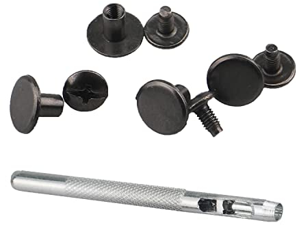 McFanBe Gürtelschnalle 28mm bis 38mm Single Prong Square Gürtelschnallen für Frauen Männer Ersatz Ledergürtel (40mm, Schraube für Gurt)