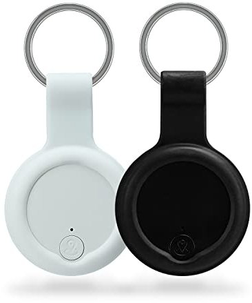Bluetooth Key Finder Locator, Mini Anti Lost Item Finder Tag Key Tracker Alarm For Pet, Key, Wallet, Luggage, Compatible With Ios And Android, Incl Silicone Protective Cases, 2 Pack