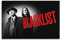 The Blacklist Poster James Spader Dunkle Hintergrund horizontale Version Leinwandposter dekorative Malerei Leinwand Wandposter und Kunstbild Druck Moderne Familie Schlafzimmer Dekor Poster 50 x 75 cm