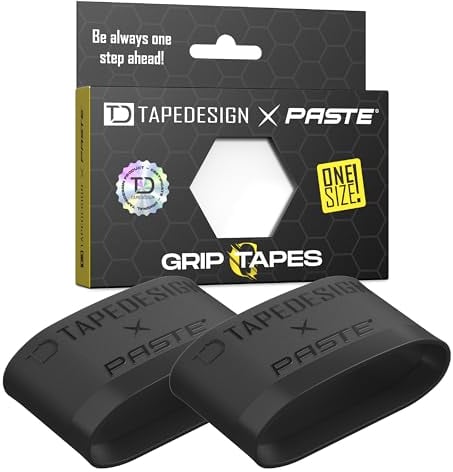 TAPEDESIGN – Schienbeinschonerhalter Grip Tapes aus Silikon, Fußball Männer, Frauen, Schwarz - Halterung für Fussball Stutzen, Stutzentape
