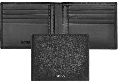 BOSS HUGO Classic Grained Card Case Black
