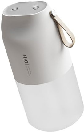 IWOWHERO Dual Spray Air Humidifier Lamp Essential Oil Humidifier for Bedroom for Cough Relief