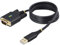 StarTech.com Cable Adaptador USB a Serie de 1m - Serial - Retención COM - FTDI - Adaptador USB-A a DB9 RS232 - Win Mac Linux