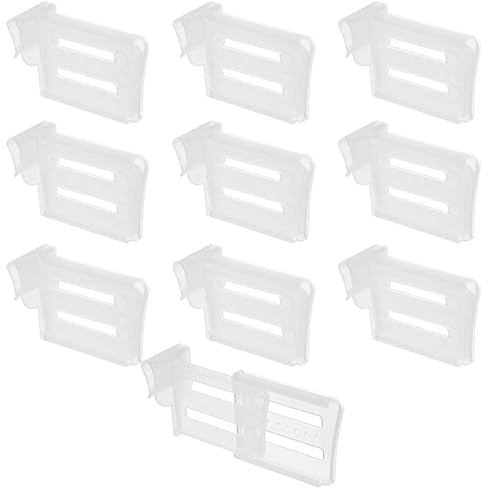 HAOBIN Kühlschrank Trennwand Kühlschrank Trennwände Separatoren Kühlschrank Organizer Seitentür Kühlschrank Seitentür Trennwände Expandierbare Für Kühlschränke und Vorratsbehälter(dehnbar 10pcs)