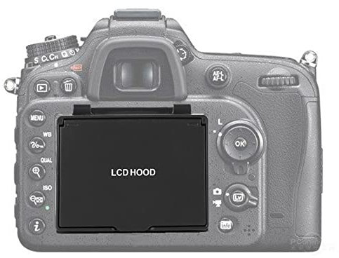LCD Hood Shade, Camera LCD Monitor Screen Folding Hood Sun Shade Camera Sun Hood Sun Shade LCD Screen Sunhood Display Screen Receiver Monitor Protective Cover for D850