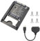 Hsthe Sea CFast-zu-SATA-SSD-Adapter, CFast 2.0-Kartenleser zu 22-poligem SATA 3.0-SSD-Konverter, CFAST-Karten-Festplattentestkarte mit SATA-Kabel