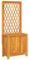 Homgoday Pflanzkübel mit Rankgitter Spalier mit Pflanzkasten Blumenkasten mit Spalier Gartenspalier Pflanzkasten Rankhilfen für Kletterpflanzen 55x29,5x132 cm Massivholz Akazie
