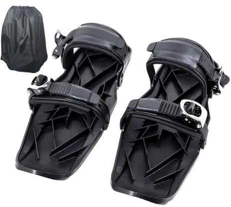 XIAOXIAOYU Schneeschuhe für Herren | Snowblades , Anti-Rutsch-Ski-Werkzeuge mit Tragetasche, verstellbares Skizubehör, leichte, kompakte Skiskates für Erwachsene und Kinder