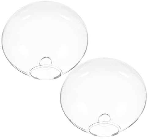 HOLIDYOYO 2piezas Jarrón Hidropónico De Pared Transparente para Plantas De Interior Jardinera Colgante De Pared De Vidrio para Decoración De Balcón