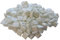 Zimasi 900g Glasmosaiksteine – 1x1 cm, ca. 1350 Stück – Premiumqualität für DIY-Projekte, Basteln, Mosaikdekorationen – Verlegefläche ca. 36 x 36 cm – Innen- und Außenbereich (Weiß)