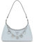 GUESS Damen Everlee Top Zip Shoulder Bag Umhängetasche, Blau-Misty Blue