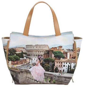 Ynot? Tasche Tote Medium Yes Bag Stadtdruck, Anlight Beauty, Einheitsgröße