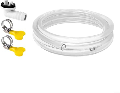 Fauhapyway Ablaufschlauch für Klimaanlage, verlängerte Länge, Set mit sicherem Anschluss für Fenster-Split-Installation