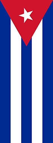 magFlags Banner-Flagge: Kuba | Hochformat Fahne | 6m² | 400x150cm » Fahne 100% Made in Germany