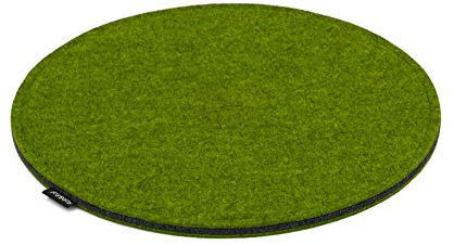Rob&Raf Sitzkissen 40cm Sitzauflage Stuhlauflage Filzauflage Filz Melange Grün 3 Schichten Rund Modern 11mm Stuhl Garten Zuhause