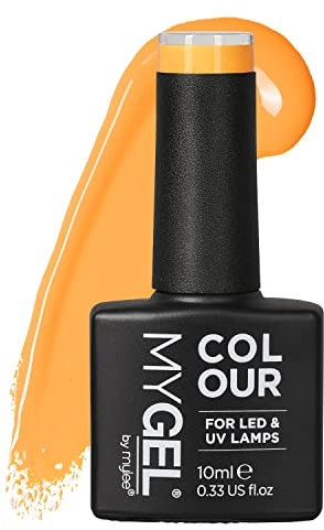 Mylee Gel Nail Polish 10ml [The Bright Side] UV/LED Soak-Off Nail Art Manicure Pedicure for Professional, Salon & Home Use [Yellow/Orange Range] - Long Lasting & Easy to Apply
