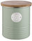 Typhoon LIVING Colección Azucarero con Tapa | Verde Pastel | 1 L Caja de Almacenamiento Cocina para Azúcar | Contenedor de Azúcar de Acero | Tarro de Almacenamiento Hermético de Bambú