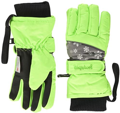 Playshoes Unisex Kinder Finger Winter-Handschuhe mit Klettverschluß