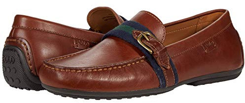 Polo Ralph Lauren Herren Riali Fahrer-Slipper, Polo Tan, 44 EU