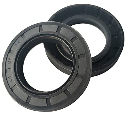 2 Stück TC Typ NBR Radialwellendichtring Wellendurchmesser 38mm, Außendurchmesser 70mm Nitril Doppellippe Wellendichtring mit Feder, TC-38x70x8mm