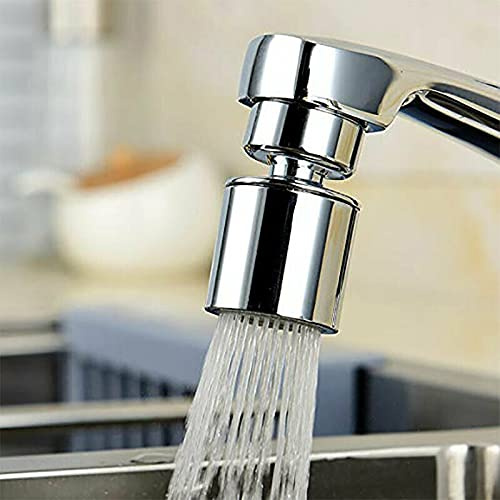 Nes Home Aerator 360 Faucet Rotate Swivel End Diffuser Male Thread Adapter