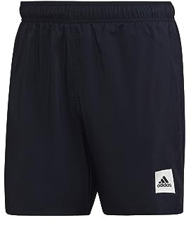 adidas Uomo Short Length Solid Swim Shorts, Legend Ink, M
