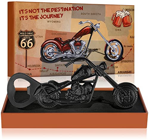 LULLEA Geschenke für Männer Papa, Weihnachtsgeschenke für Männer, Motorrad Geschenke für männer, Motorrad Bier Flaschenöffner, Geburtstagsgeschenk für ihn Papa Opa Ehemann Vater, Geschenke für Männer