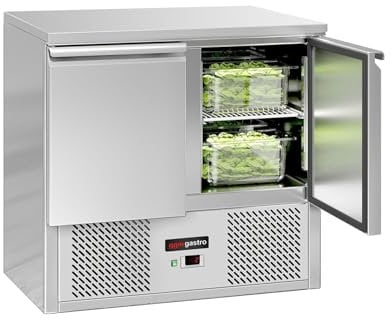 GGM Gastro | SAG97END#07 | Kühltisch ECO - 900x700mm - mit 2 Türen