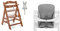 Hauck Kinder Hochstuhl Alpha+ - Mitwachsender Holz Babystuhl (FSC zertifiziert) & Alpha Cosy Comfort Sitzverkleinerer ab 6 Monate