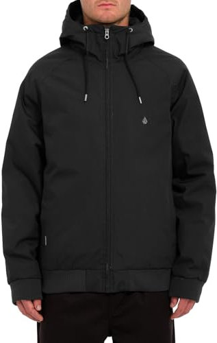 Volcom Herren Hooded Jacket Hernan Teflon Heavy Weight Kapuzenjacke, Schwarz 324, M