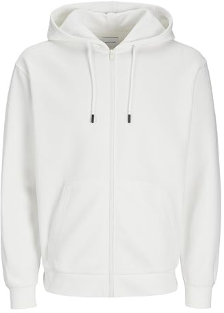 JACK & JONES Male Kapuzenjacke Einfarbig Kapuzenjacke | Relaxed Fit, Einfarbig, Langarm, Casual, Bei max. 40°C waschen
