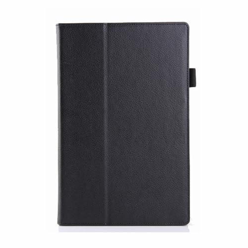 Zrengp Schutzhülle für Sony Xperia Tablet Z SGP341/312/311/321, ultradünn, mit Standfunktion, leicht, Leder, für Sony Xperia Tablet Z1 SO-03E SGP311 SGP312 SGP321 SGP341 25,7 cm (10,1 Zoll) (schwarz)
