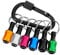 JOYVOX Hex Screwdriver Holder, 6 pcs Hex Screwdriver Bit Holder Set – 1/4 Inch Hex Shank for Organized Tool Storage for Hex Screws, with 1 Carabiner