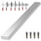ERWEY Portacuchillos Aimanté 50 cm, portacuchillos inox, imán para cuchillos de cocina, portacuchillos magnéticos, sin taladrar, portacuchillos imanes para cuchillos y utensilios, plata
