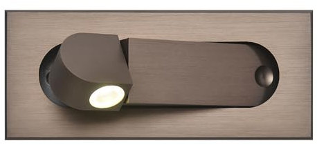 YFMYY Moderne LED-Wandleuchte, an der Wand montierte Nachttisch-Leseleuchte, verstellbare Einbauleuchten am Kopfteil mit Ausblendschalter, Unterputz-Akzentbeleuchtungs-Wandstrahler