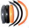 LSYFCL Fahrrad Kotflügel 24/26/20 Zoll x 4,0 Fat Tire Mud Guards Kotflügelsatz Kotflügel for Zusammenklappen von Schnee Bike Fatbike Schutzblech (schwarz, 20 Zoll)