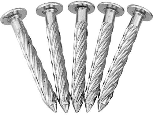 MRVAKDYDI Zementnagel, Nagel aus Edelstahl 304, verzinkter Vollnagel,(8 * 50mm Galvanized (170 Pieces))