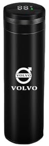 CAOXINZI Auto Thermobecher Kaffeebecher für Volvo EX30 2023 2024, Auto Auslaufsicher Reisebecher Doppelwandig Edelstahl Isolierbecher für Auto Outdoor Picknick Büro