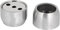 sourcing map 2 Stück 22mm D. Edelstahl Wandhalter Stange Flansch Rund Sockel Halter Silber de