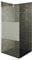 i-flair Duschabtrennung Walk In FIONA 170x200 cm Duschwand Dusche 10mm STARK aus TEILSATINIERTEM NANO ESG Sicherheitsglas mit EDELSTAHL Wandprofil #740
