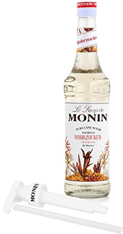 Monin Rohrzucker weiß 1 * 0,7 Liter inkl. einer Monin Dosierpumpe