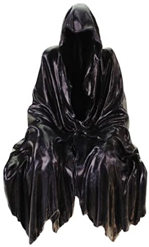 Joh. Vogler GmbH Kantenhocker Sensenmann Grim Reaper ohne Gesicht 23 cm schwarz Figur