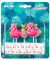 Boland 52564 - Kerzen Flamingo Ananas, 5 Stück, Geburtstagskerzen, Minikerzen, Tortenkerze, Stecker, Spieß, Pink, Gold, Kuchen, Geburtstag, Kindergarten, Dekoration, Geschenk, Gartenparty